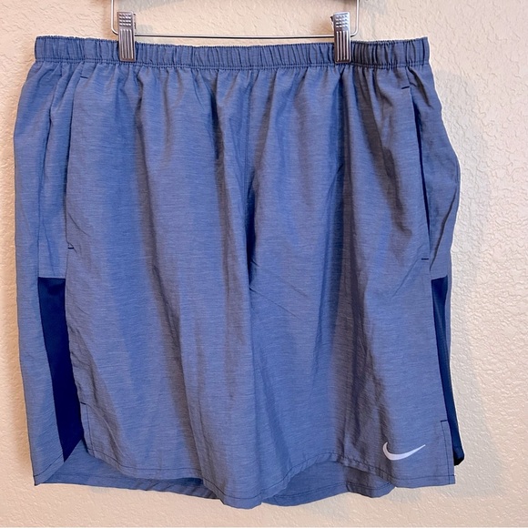 Nike DriFit Brief Lined Running Shorts - Picture 2 of 5